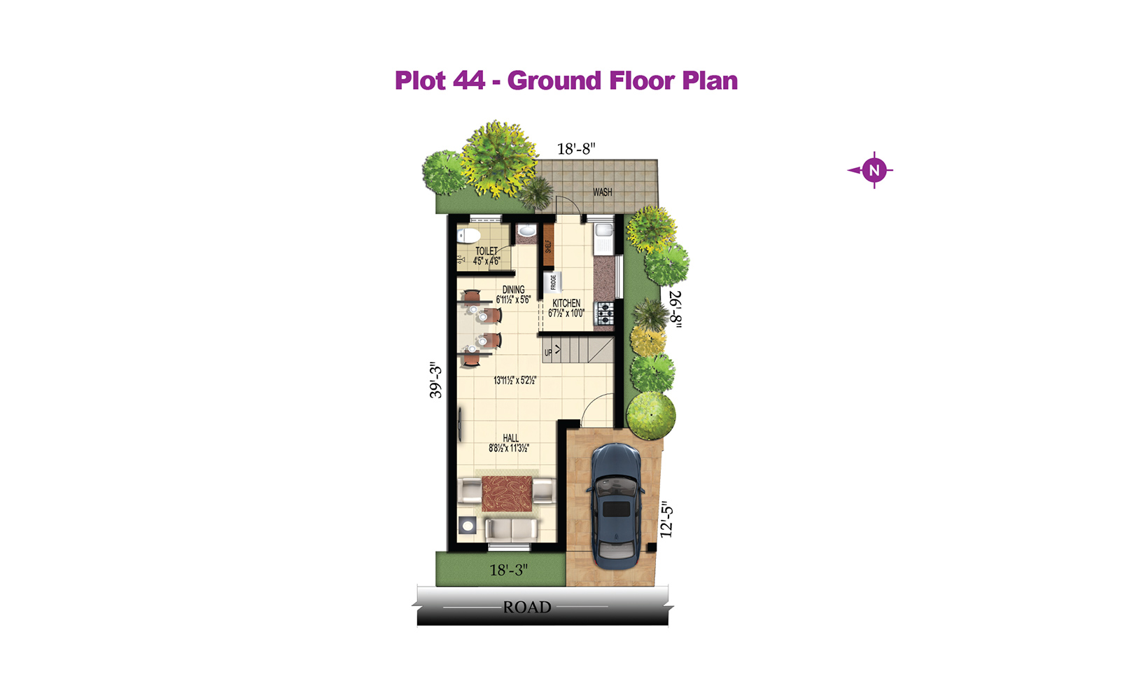 Plot-44 Ground FLOOR